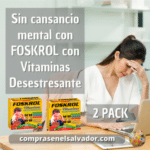 FOSKROL Con Vitaminas Duo Pack energía diaria para tu bienestar impulsa tu vitalidad cada día