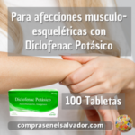DICLOFENAC POTASICO ECOMED 50mg 100 Tabletas