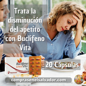 Estimulante del Apetito BUCLIFENO VITA MEDIKEM - 20 Tabletas