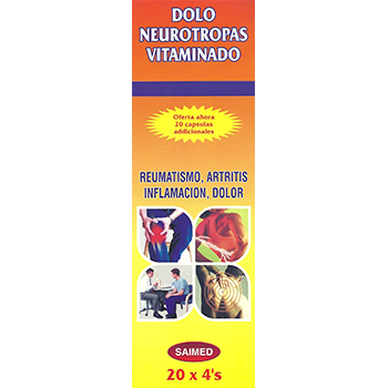 DOLO NEUROTROPAS VITAMINADO - Alivio Efectivo