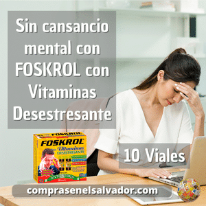 FOSKROL Desestresante - 10 Viales Bebibles de 15ml