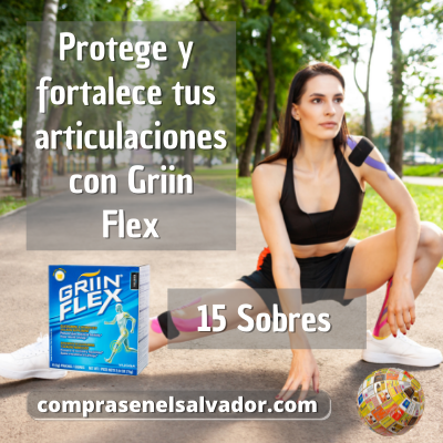 GRIIN FLEX 15 Sobres – Nutrición Articular para Movilidad y Flexibilidad.