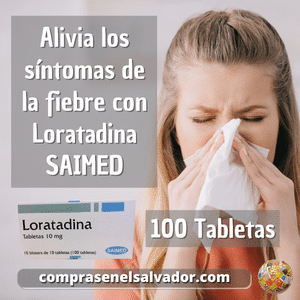 Loratadina Saimed 100 tabletas para alergias eficaces