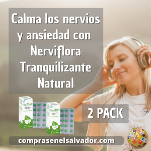 Nerviflora Tranquilizante Natural 2Pack - Bienestar y Relajación