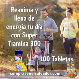 Super Tiamina 300 Ancalmo - 100 Tabletas para Energía Diaria
