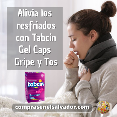 Tabcin Liqui-Gels Gripe y Tos - 24 Cápsulas para Alivio Rápido