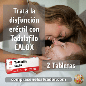 Tadalafil CALOX 20 mg - Caja con 4 Comprimidos para su Bienestar