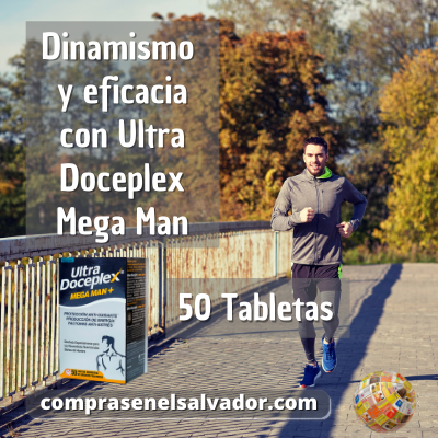 Ultra Doceplex Mega Man Tabletas - Energía Diaria para Hombres
