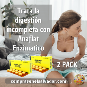 ANAFLAT ENZIMATICO TABLETA CON CUBIERTA ENTÉRICA - Paquete de 2