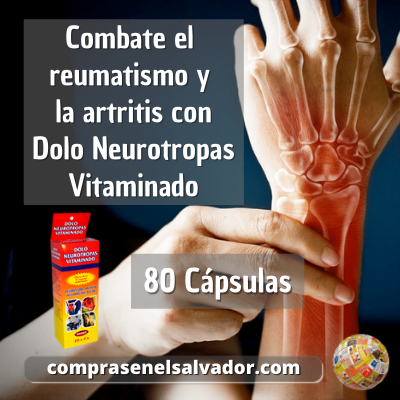 DOLO NEUROTROPAS VITAMINADO 100 Cápsulas de Gelatina Blanda