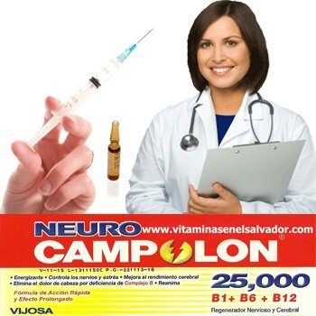 NEURO CAMPOLON INYECCIÓN TRIPACK: Energía al Instante
