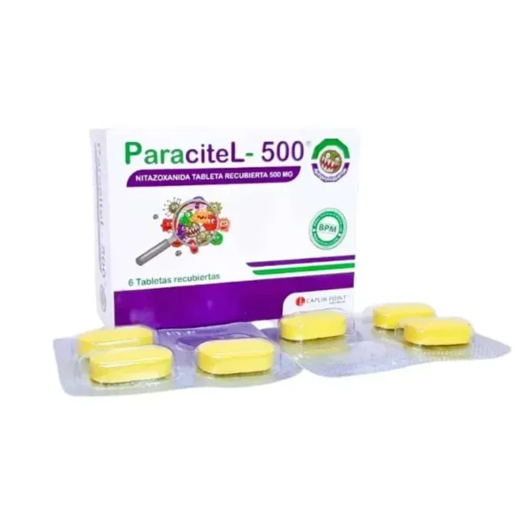 ParaciteL 500 mg - Desparasitante en Tabletas (6 Tabletas)